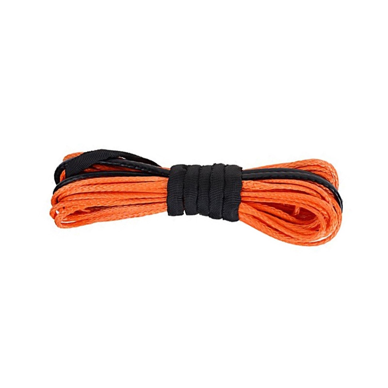 Edede Oranje Winch Rope, Winch Rope,20500Lbs Synthetic Winch Rope Line Cable 10Mm X 30M 12 Strand Synthetic Winch Rope Uhmwpe Cable For Atv Utv(Oranje)