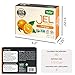 Bakol Jel Dessert - All Natural Vegan Dessert Mix - Kosher - Halal - No Artificial Sweeteners Flavors or Colors - Orange Flavor (PACK OF 12)