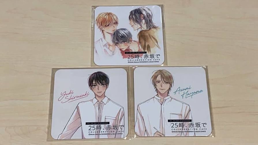 夏野寛子　コラボカフェ　コースター Amazon.co.jp: 「25時、赤坂で」 夏野寛子 emo cafe コラボカフェ 特典