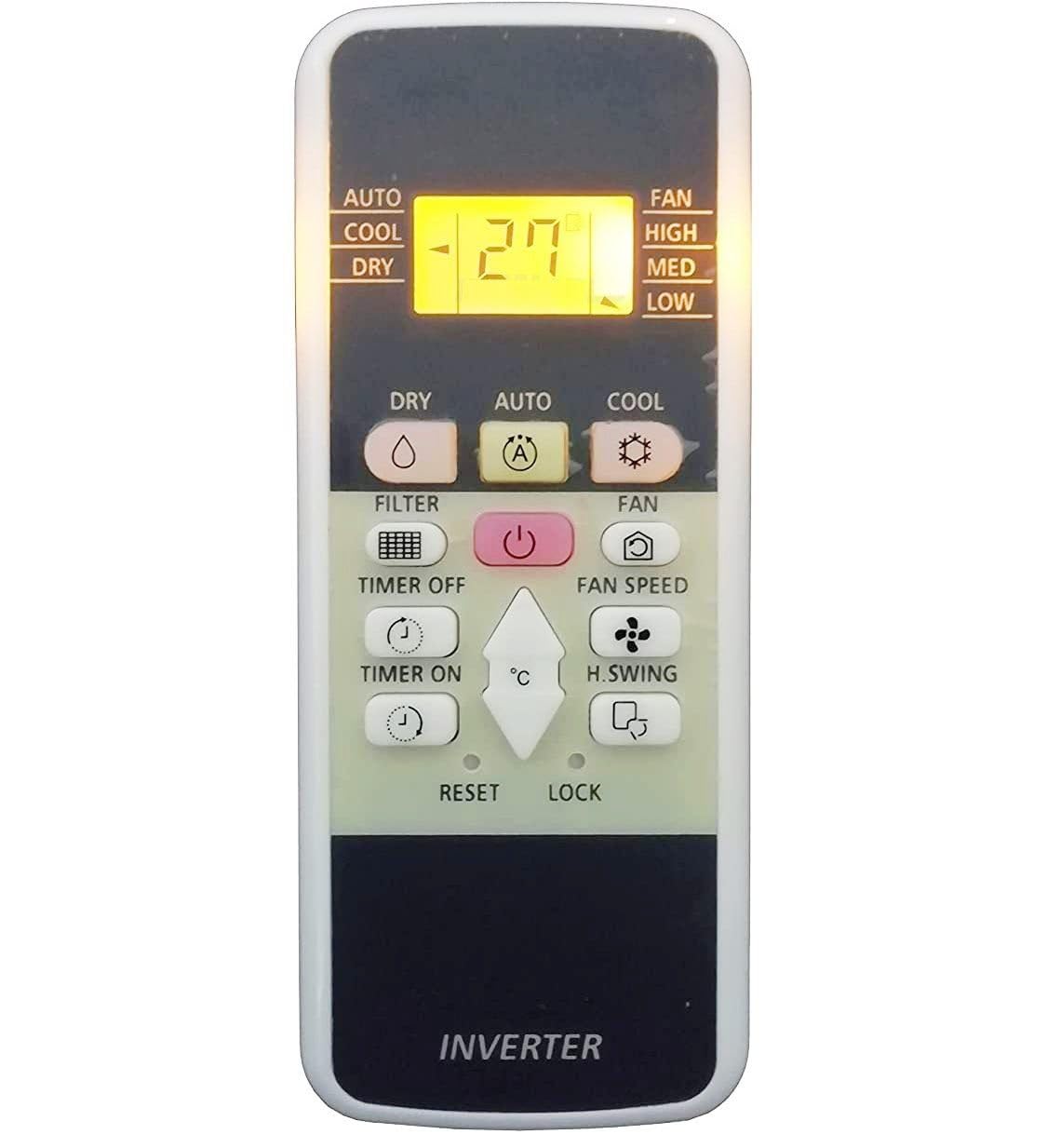 VNQ 2 Years Warranty Remote Compatible for HITACHI Inverter AC Remote with Backlight (Suitable for Hitachi Ac Remote)-image-29