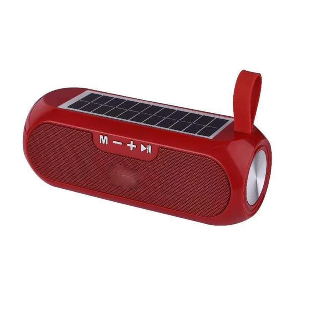Altoparlante ricaricabile Altoparlante mobile Hi-Fi Stero Altoparlante senza fili con subwoofer con riduzione del rumore a energia solare(Blue,White)