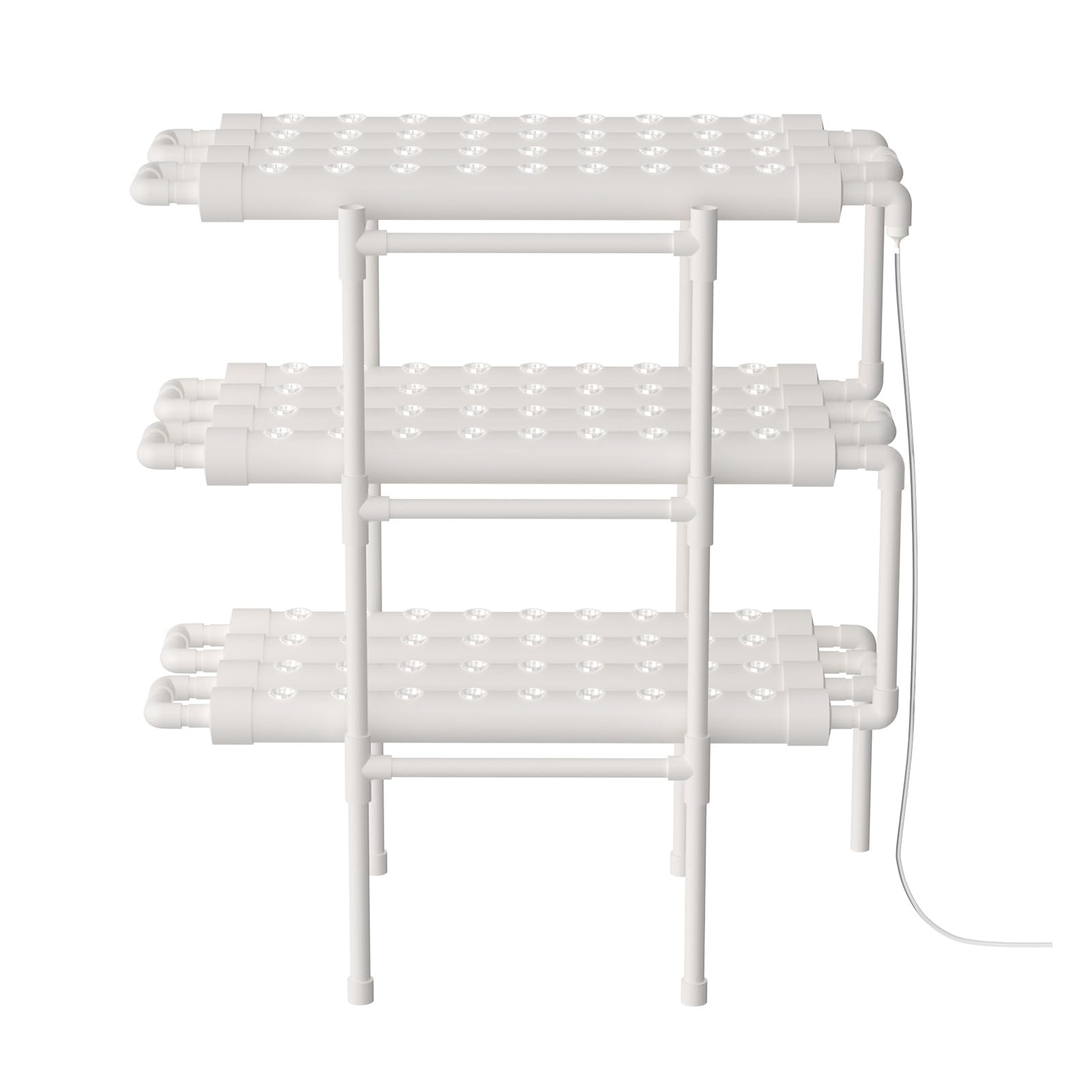 Nuovo 3 strati 108 fori senza terra idroponica Vegetable Hydroponic Growing System PVC DE Vegetable Tool Kit Giardino Film Impianti Irrigazione Sistema Giardino