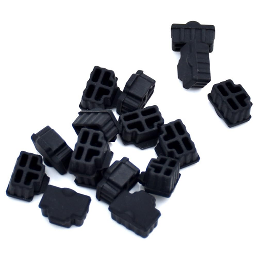 30 Piece Rj45 Silicone Dust Plug Dust Cover Dust Cap Router Switch Network Cable Interface Computer Network Cable Dust Cap