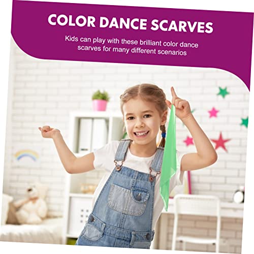 12pcs Performance Silk Scarves Dance Scarf Headscarf Boys and Girls Face Covering Beach Travel Friendly3