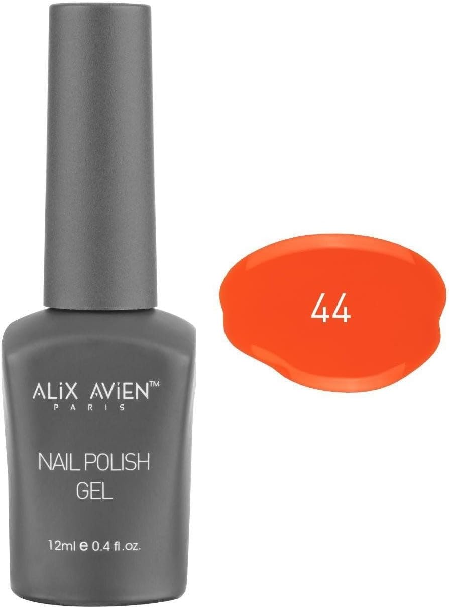 ALIX AVIEN Uv Kalıcı Nar Çiçeği Jel Oje 44 - Gel Polish - 12 ml