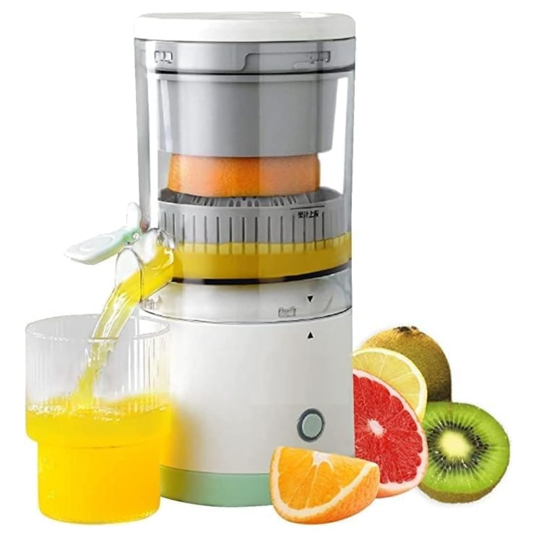 Electric Citrus Juicer, Full-Automatic Orange Juicer Squeezer for Orange, Lemon, Grapefruit, Citrus Juicer with Cleaning Brush, Easy to Clean and Use-image-30