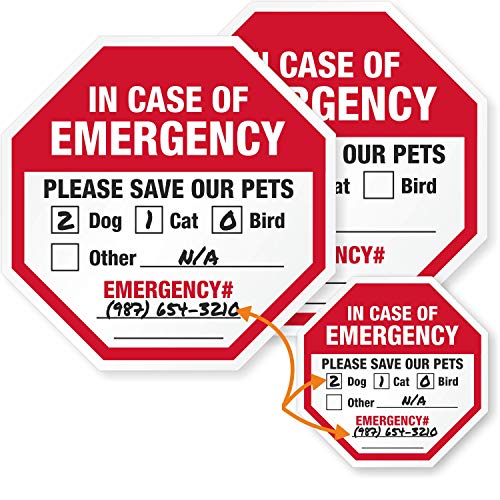 SmartSign Pet Rescue Decal Set