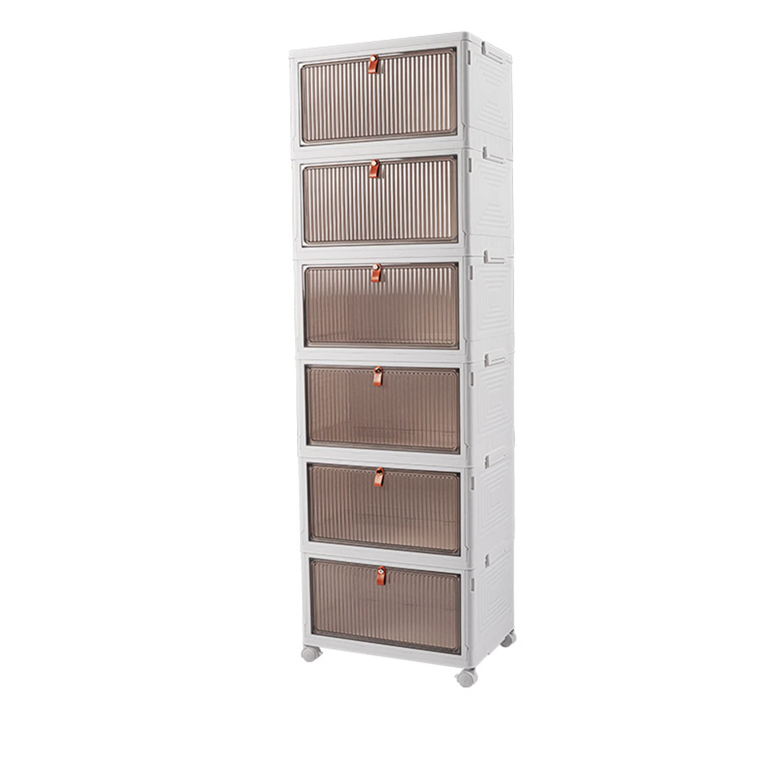 Boîtes de rangement en plastique avec couvercle armoire pliable cube peu encombrant