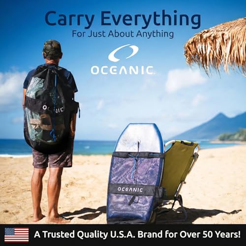 Mochila de Malla Oceanic Grande para Equipo de Snorkel y Buceo miniatura 5