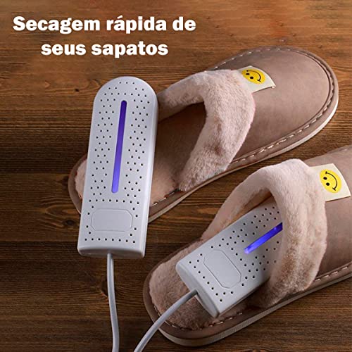 Secador De Sapatos Tenis Botas Meias Elimina Umidade Mal Cheiro Odor