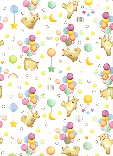 ARKRAFT Geschenkpapier Set 3 Blatt XXL 90 x 65 cm Kunststofffreie Verpackung Papier FSC (18-9235)