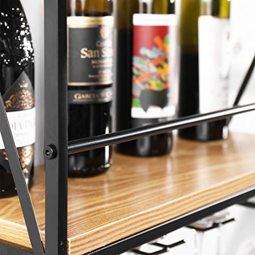 Tinyuet-Estanteria-de-Botellas-de-Vino-216in-Botellas-Estanteria-Soporte-para-Vino-Colgante-de-Metal-Rustico-Facil-de-Instalar-Soporte-para-Vino-para-Cocina-Bodega-Bar