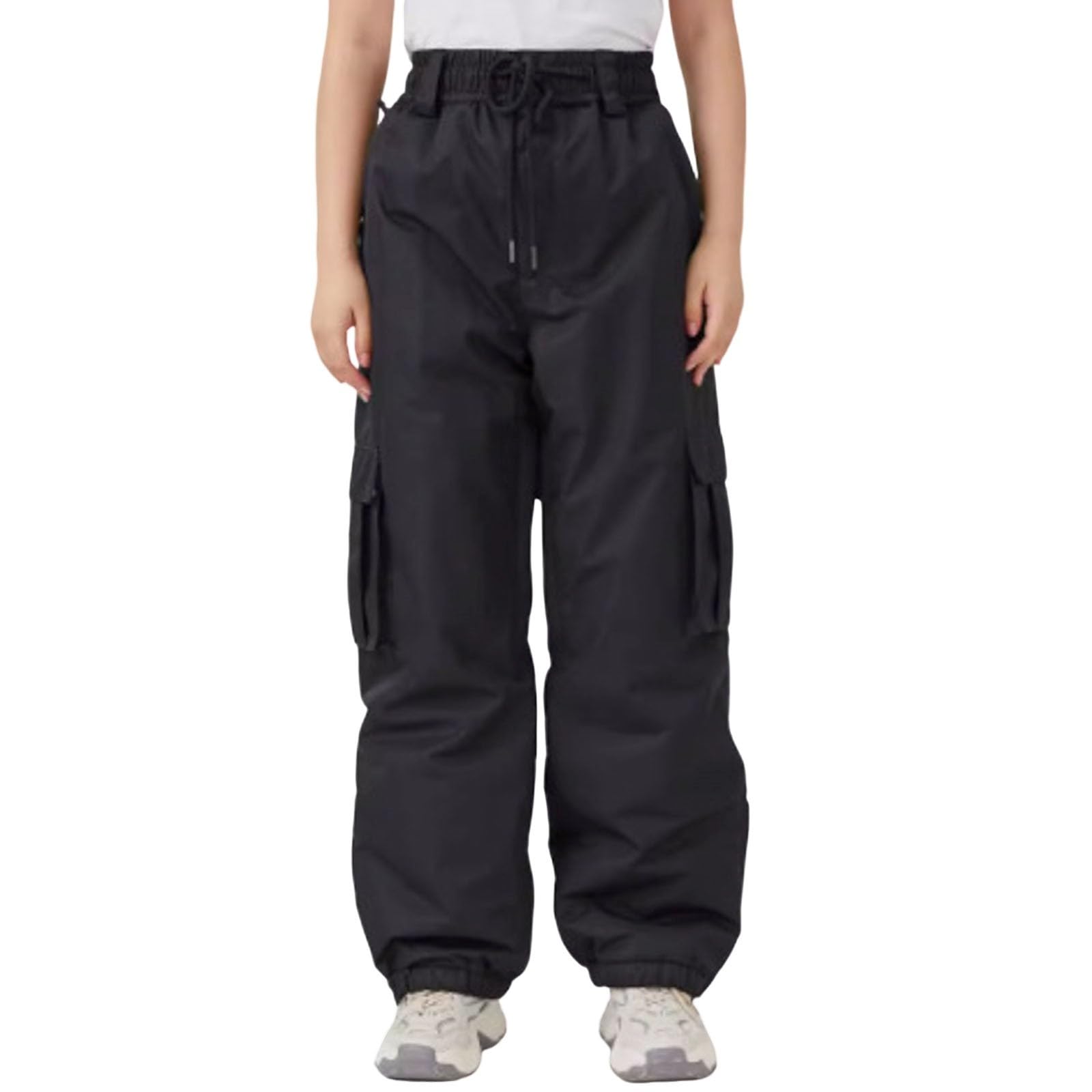 2026 - Pantalones impermeables para hombre, esquí, snowboard, invierno, con capucha, montañismo