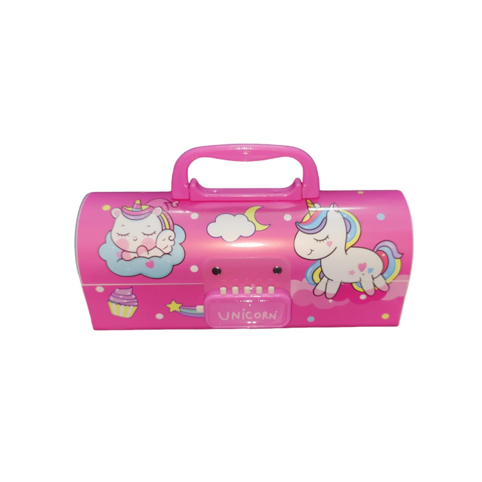 Todo Toys® Kids Pen & Pencil Box-Suitcase Style Password Lock Pencil Case,Multi-Layer Pencil Box for Kids, Boys, Girls, Stationary Organizer Case for Kids (Unicorn) (B0CXMLBG2B) Amazon Price History, Amazon Price Tracker