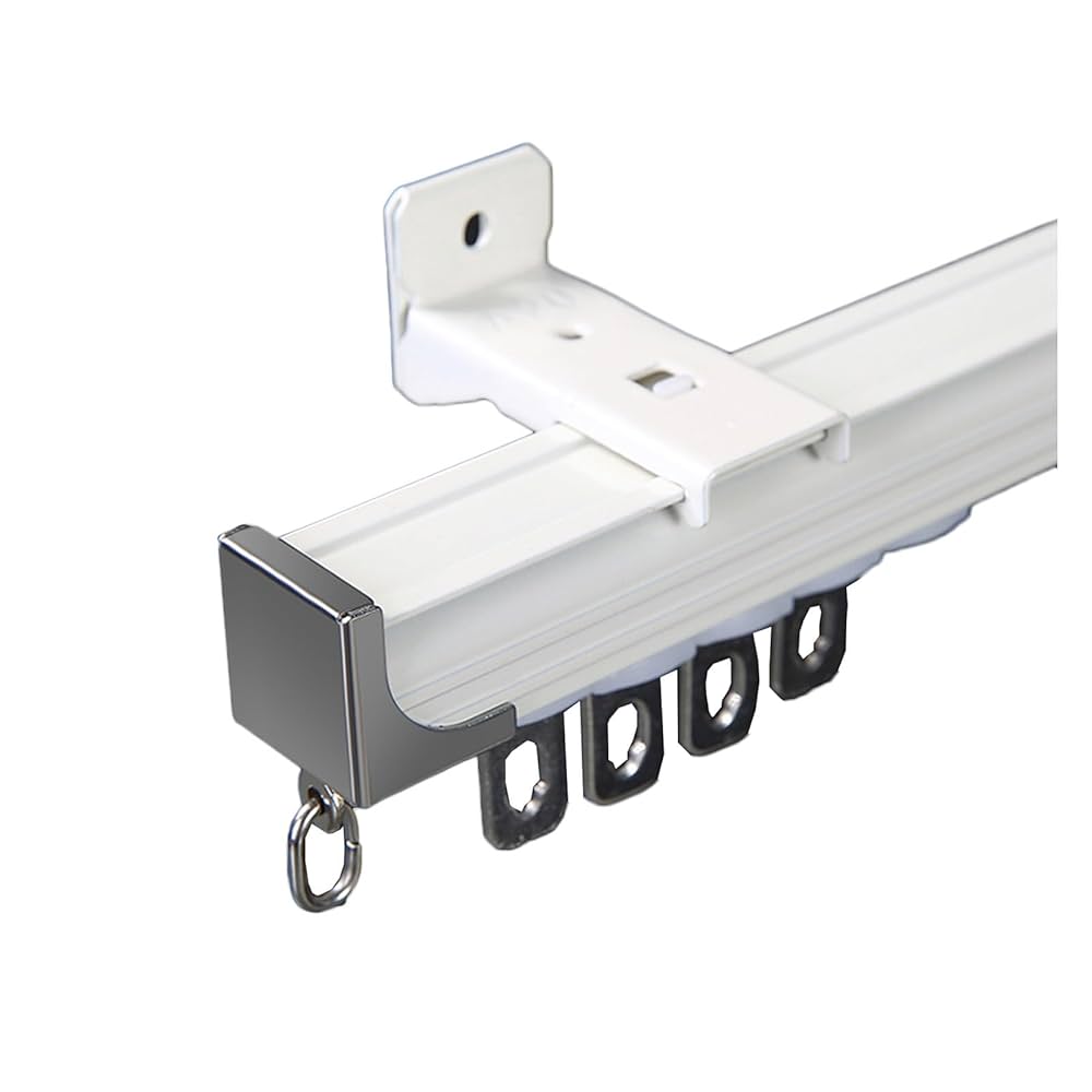 天井カーテンレールセット 楽天市場】アイアンカーテンレール 天井付セット 5〜6mまで[1cm