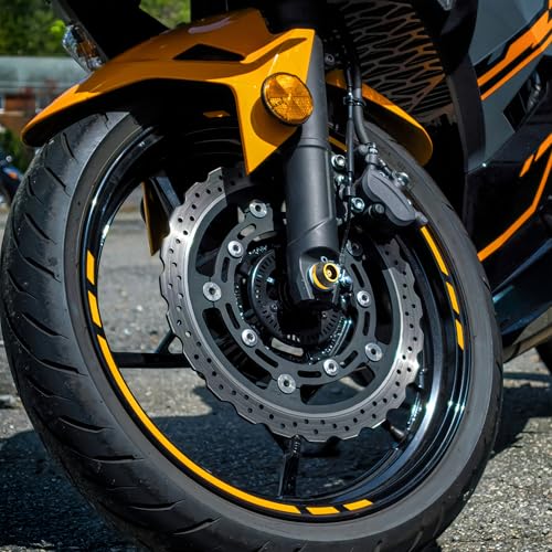 Joyzan Fork Frame Sliders, Motorcycles Front Rear Forks Wheel Anti Crash Pad Protector CNC Aluminium Alloy Motorbike Slid Falling Protection Universal Protective Caps for Moped Scooters 1 Pair