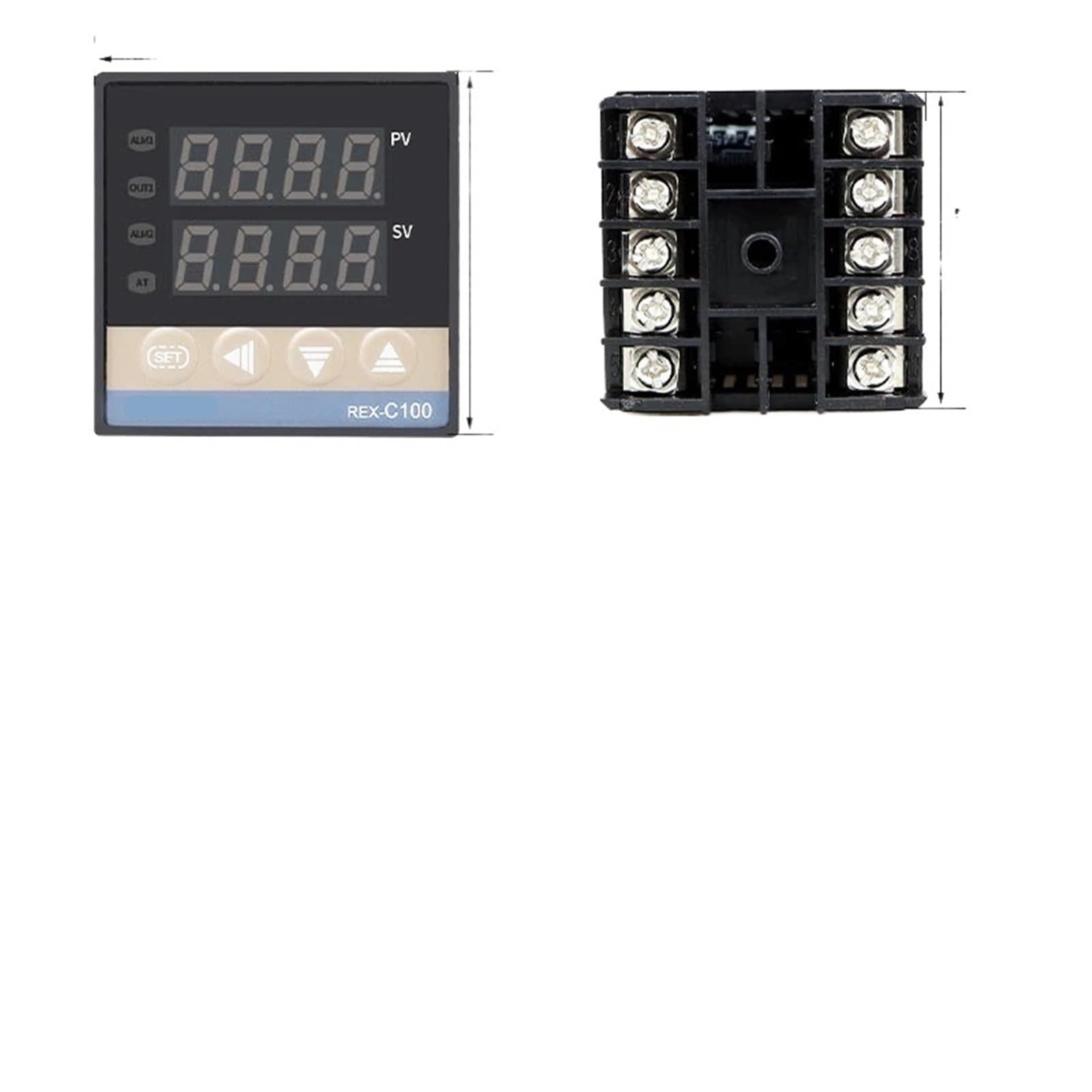 REX-C100 PID Intelligent Temperature Controller Universal REX-C400 Industrial Temp Regulator REX-C700 Digital Thermostat(L)
