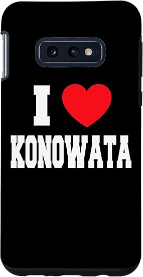 Amazon Com Galaxy S10e I Love Konowata Case Cell Phones Accessories