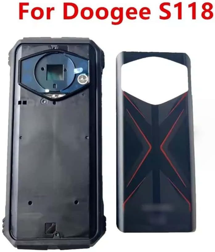 YOOOKOOO Compatible Rear Back Cover for Doogee S118 – Battery Door Housing Replacement Part