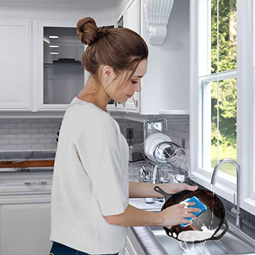 Scrubit Non-Scratch Cleaning Scrub Sponges- Scrubbing Dish Sponge Ideal For Washing Kitchen,Dishes, Bathroom &More – Dishwashing Sponge Along With A Thought Scrubber – 24 Sponges #TOP1