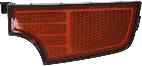 Neutron Reflector de parachoques para Kia para Soul 4u SXSport 10-11 y 4u Burner4u Retro 10-12 & 2u4uBaseExclaimPlus 10-13 Lado trasero derecho rojo