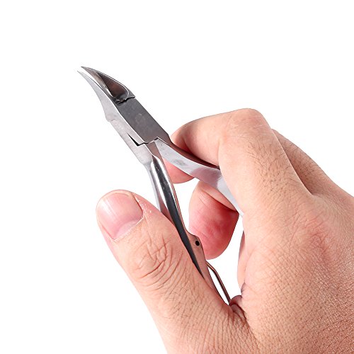 Ongle, Cuticle Nippers,Professional Stainless Steel Nail Ingrown Clipper Cuticle Nipper Manicure Tool for Dead Skin, Nail Groove, Hard Nails, Leuconychia, And Thick Nails