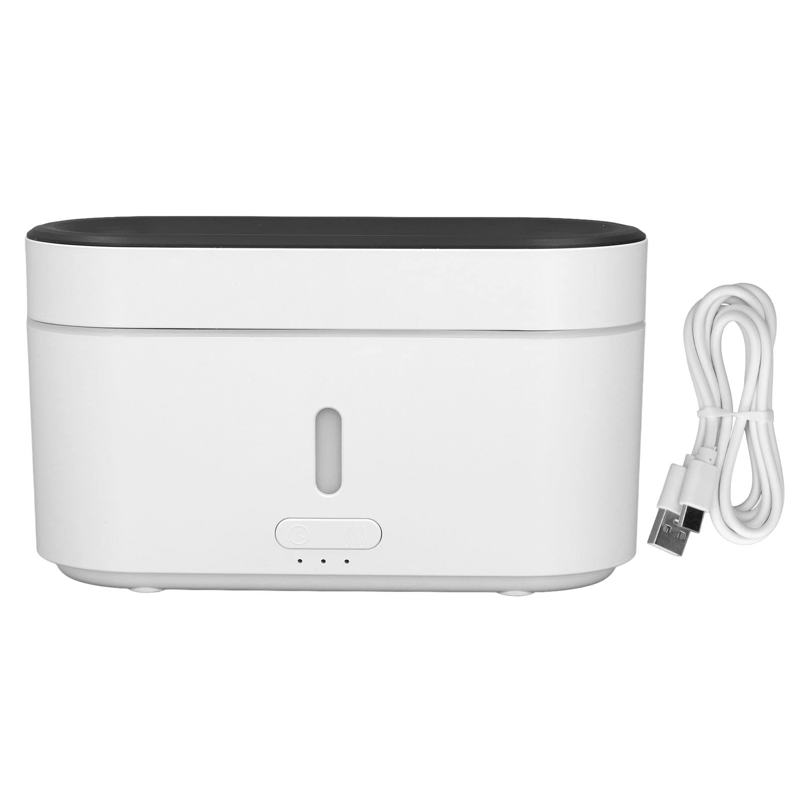 Diffuseur d'arôme de Flamme de 300ml, humidificateur d'arôme par atomisation, alimenté par USB avec lumière LED