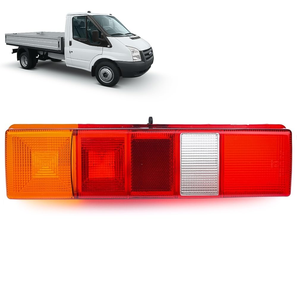 ROBUST, lente di ricambio rossa per fanale posteriore destro o sinistro, senza lampadina per Ford Transit Mk5 Mk6 Mk7 Tipper Pick-Up Chassis Cab 1985-2014 - 6160195 6696033 YC15-13K464-AA