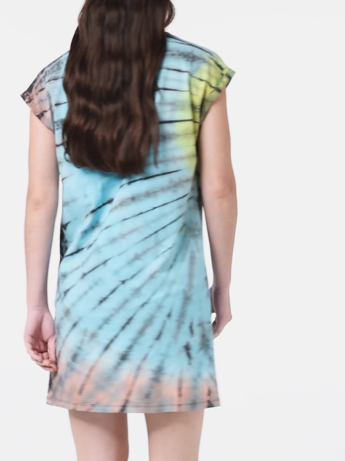 urban jersey dress Classics Women Tie Dye, Size:S, Color:Black at Amazon Women's Clothing store LBDLC000010400S