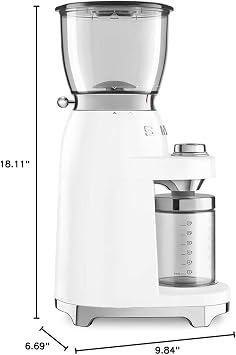 Smeg - Coffee Grinder - 11+ Coffee Grinder - White