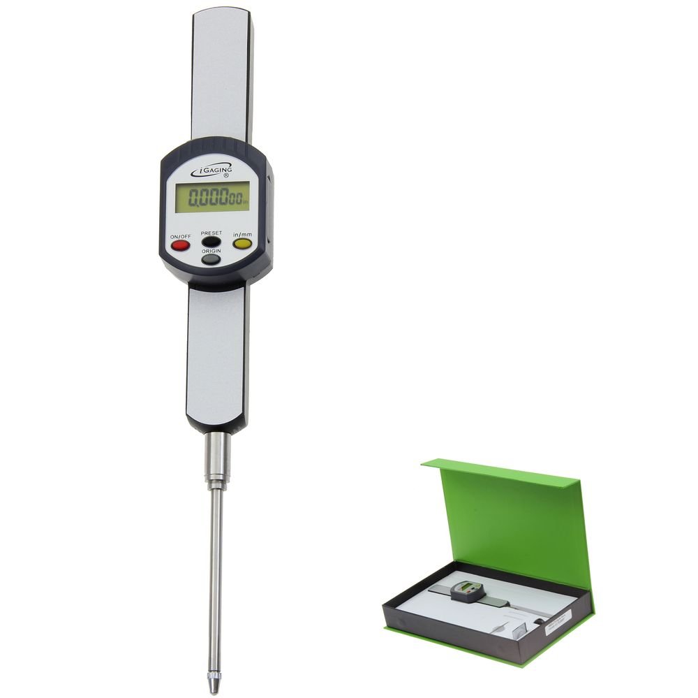 iGaging Absolute Origin Digital Indicator 2/0.0005 Inch/Metric Conversion Ultimate High Precision Mini Face