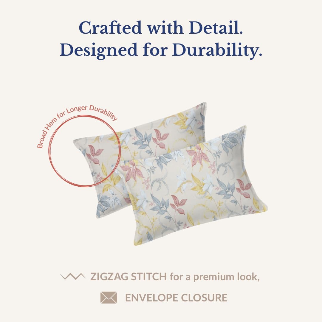 Jaipur Weaves Queen Cotton Bedsheet - Floral Design -6
