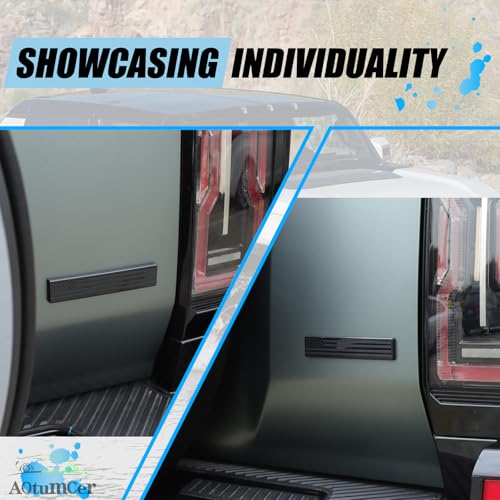 Image of Rear Tailgate Emblem Compatible with 2023 2024 2025 2026+ Hummer EV Accessories Model SUV Matte Black American Flag Back Tailgate Badge Logo USA Style 3D Badge Flag Decal