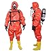 Produktbild HUOFEIKE Leicht Chemische Schutzkleidung, Schutzbekleidung Integrierte Isolierung Flammhemmendes Halbgeschlossenen Handschuhe Und Stiefel