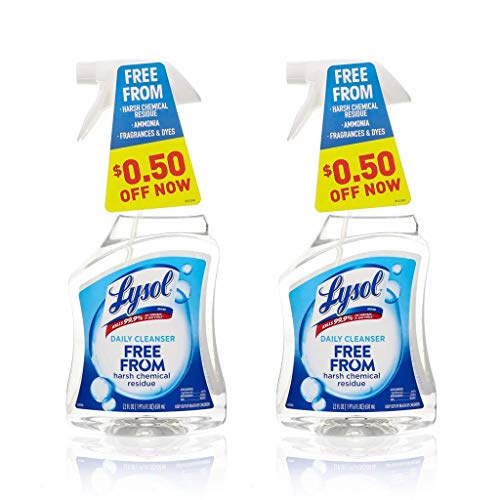 Lysol Daily Cleanser Spray All Purpose Cleaner (Pack of 2)