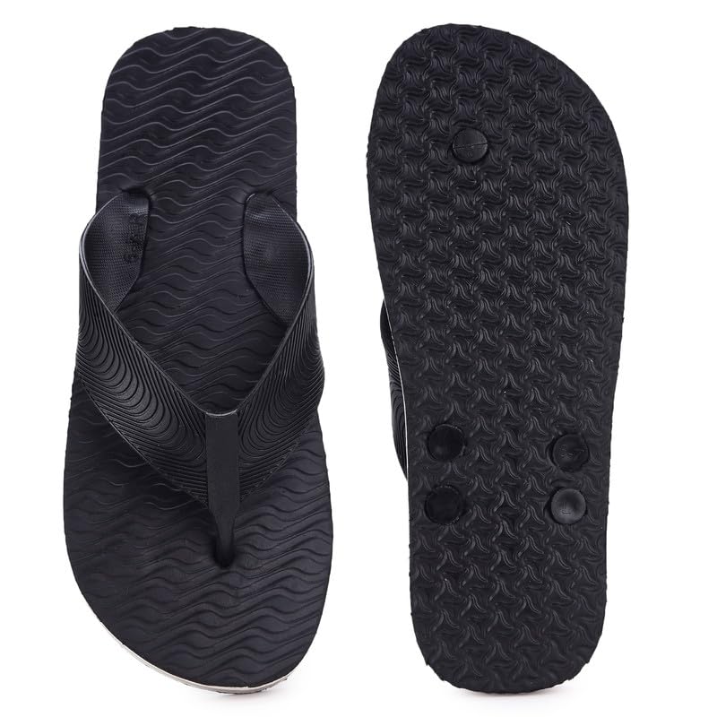 Image of Men's Hawaii Slippers Lightweight Comfortable Flip Flops for Men Soft Casual Bathroom Beach Outdoor Footwear Gents Slipper