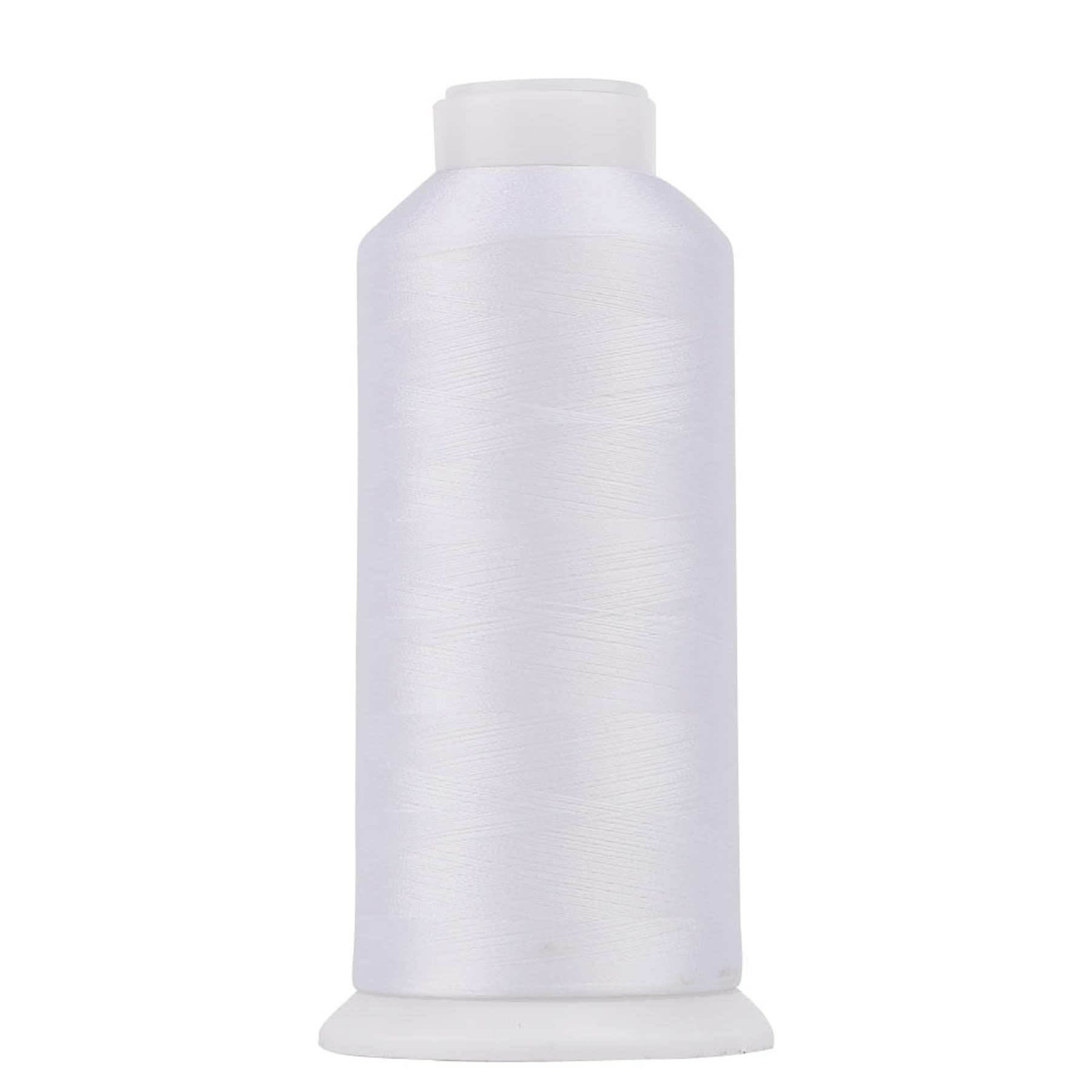 High Tenacity Polyester Embroidery Machine Thread 40WT(120D/2) 4000M Per Spool for Commercial and Domestic Embroidery Machine (Snow White-1802)
