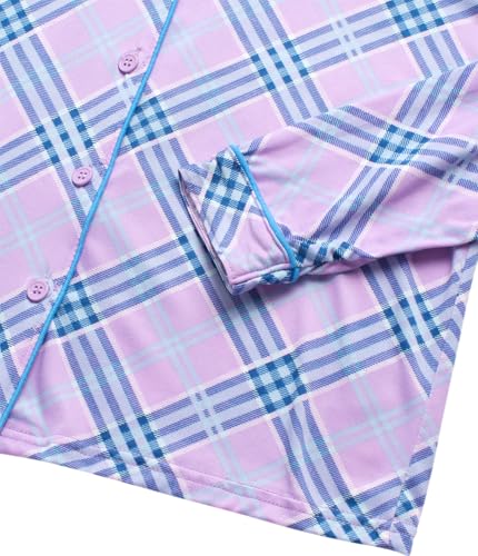 Rene Rofe Girls' Pajama Set - 2 Piece Yummy Long Sleeve Sleep Shirt and Pajama Pants - Cozy Sleepwear Set for Girls (4-12)4