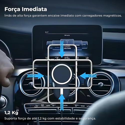 Capa Mag-safe para Samsung [Galaxy S24+ PLUS] Capinha Slim Premium [Proteção de Camera] Magnetica An