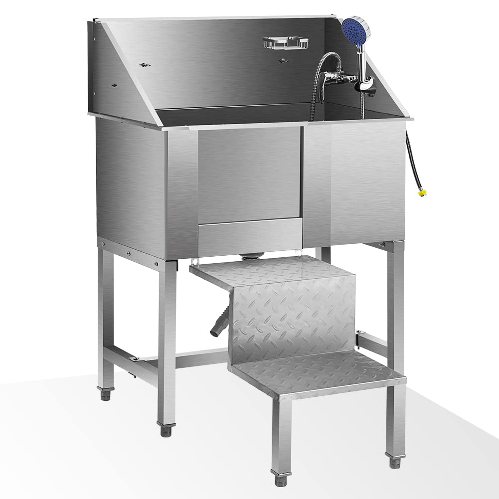 Buy lifancy Dog Grooming Tub, 34" Dog Wash Station, Dog Bathing Station