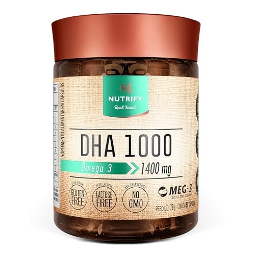 Vitamina DHA 1000 Nutrify 60 cápsulas