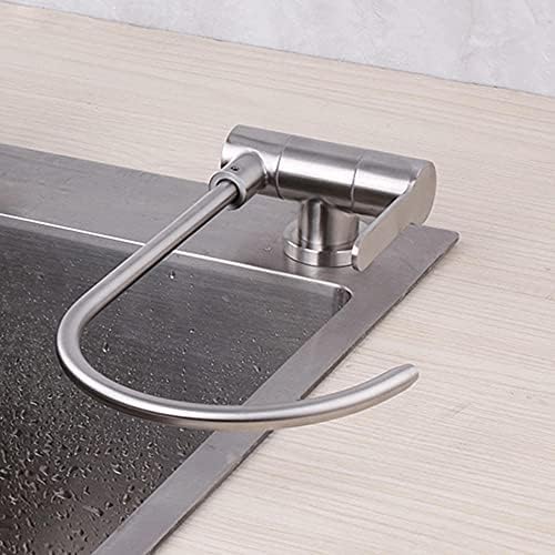 Grifo de filtro de agua potable giratorio de 360° cepillado para fregadero de cocina, compatible con sistemas de ósmosis inversa, fácil instalación, elegante grifo para agua limpia