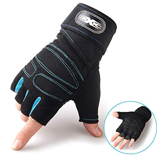 Elegdy Gloves Half Finger Guantes Fitness Gym Workout Wear Outdoor Gloves For Men