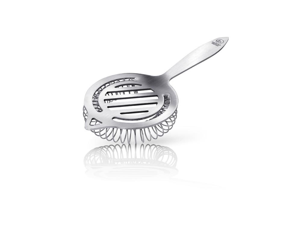 Leopold ViennaBar Strainer, Stainless Steel, Silver, 5.2 x 9.3 x 20 cm