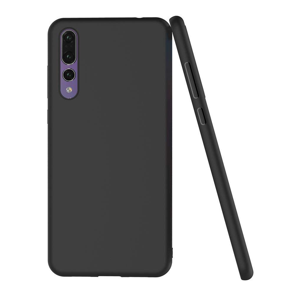 POUHYE Cover per Huawei P20 Pro Custodia Originale, Sottile Morbido Silicone Cover con Protezione Fotocamera, TPU Antiurto Protezione Case per Huawei