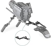 Vista 3 de NICEYRIG Abrazadera de barra de riel elevada de 0.591 in en forma de Z Palancas ajustables para varillas de 0.591 in en el aparejo de hombro