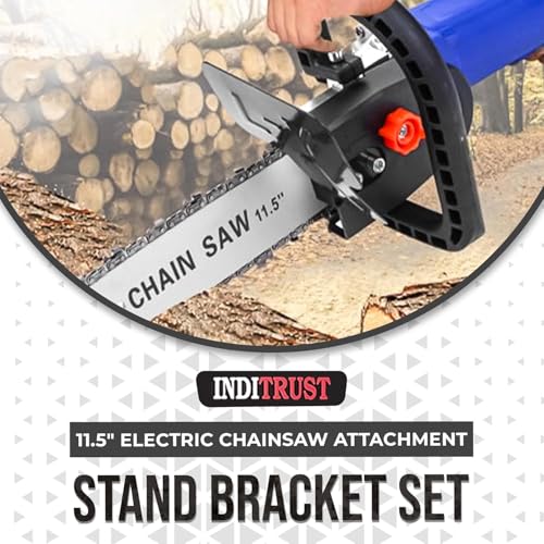 Image of Inditrust Heavy duty 4inch Electric Angle grinder machine 950w with 11.5inch Chain saw bracket (Pack of 2) 100% Copper Winding