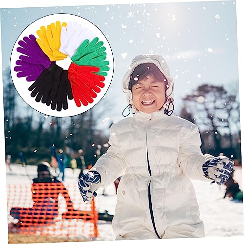 Guantes de cashmere térmicos Minkissy transpirables para frío extremo 4