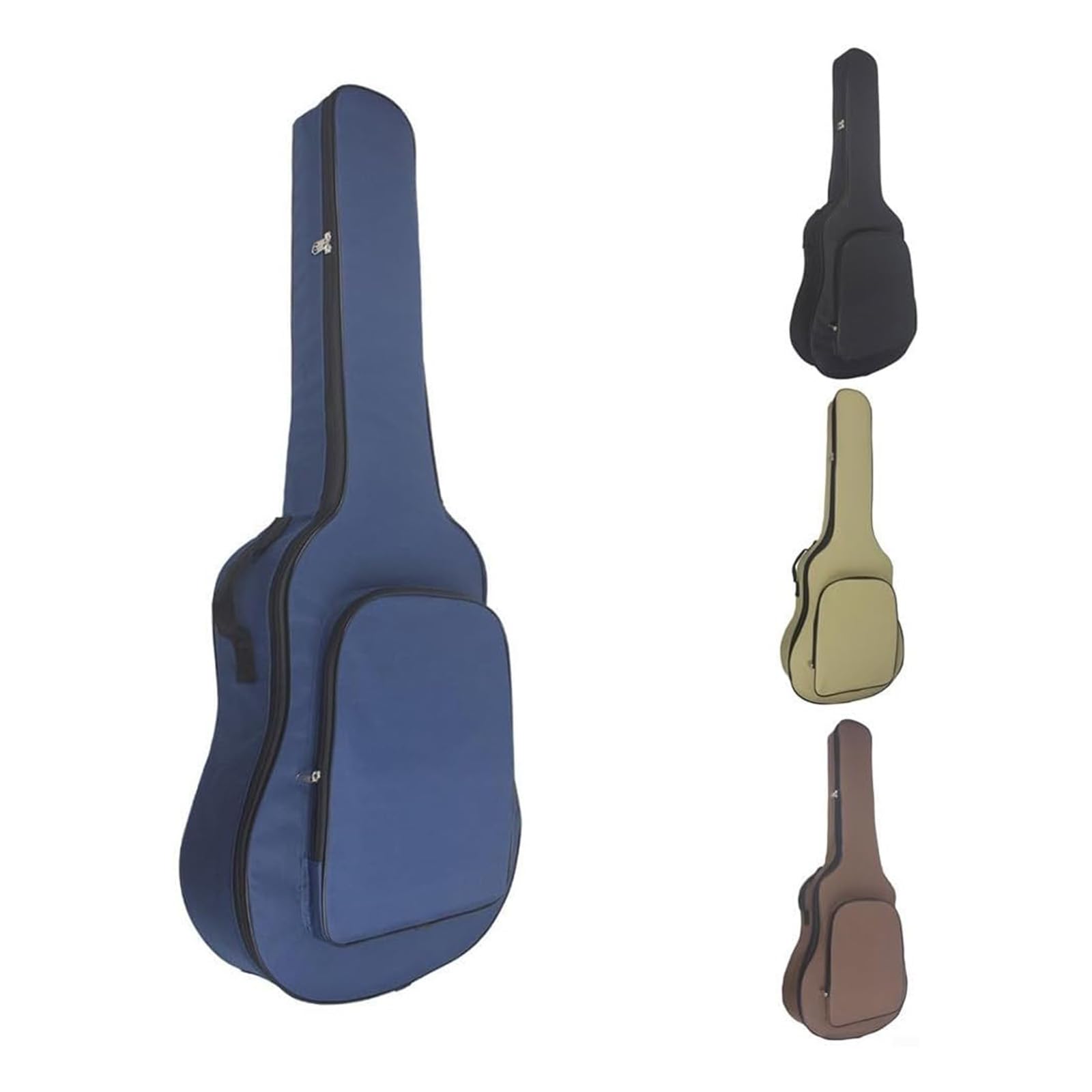 Custodia per Chitarra Acustica, Impermeabile 40/41 Pollici Resistente Imbottita Protettiva per Chitarra Acustica Classica Tracolla Regolabile Custodia Morbida per Chitarra Acustica (Nero)