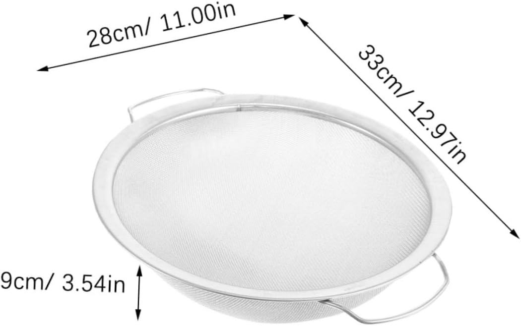 Stainless Steel Fine Mesh Paint Strainer Reusable Filter Screen for Gallon Buckets, Industrial and Automotive Spray Gun Paint Accessories, Sturdy Coating Impurity Filter
